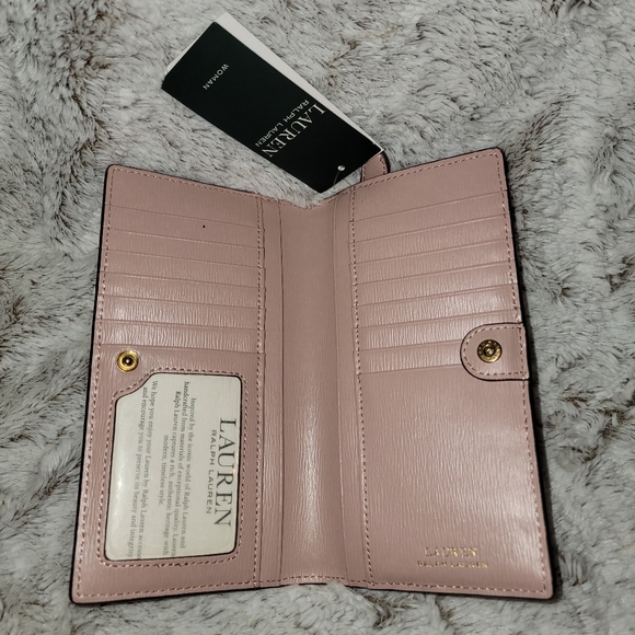 Ralph Lauren mauve/light pink wallet. - Picture 3 of 12